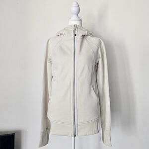 Lululemon Scuba Full-Zip Hoodie | size 6 | Bone